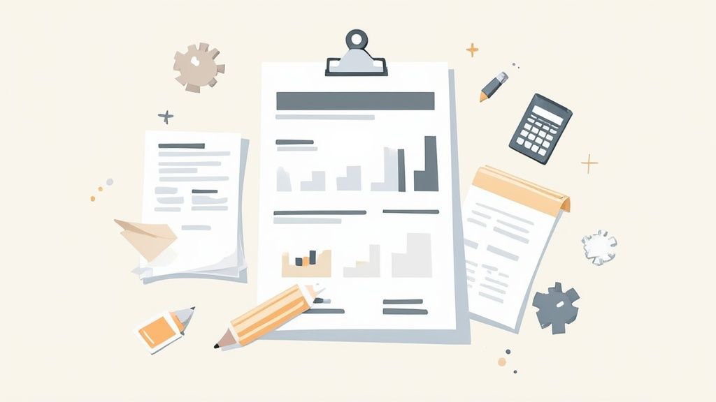 Two people shaking hands over a table with charts and graphs, symbolizing data-driven partnerships.