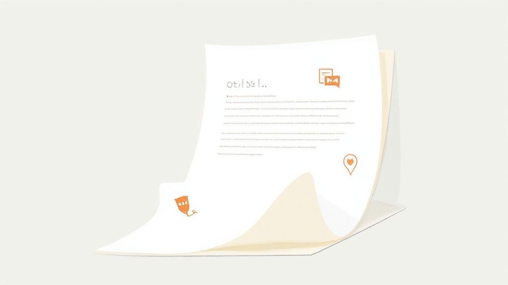 A diagram showing the different sections of a letter of inquiry, visually breaking down its structure.