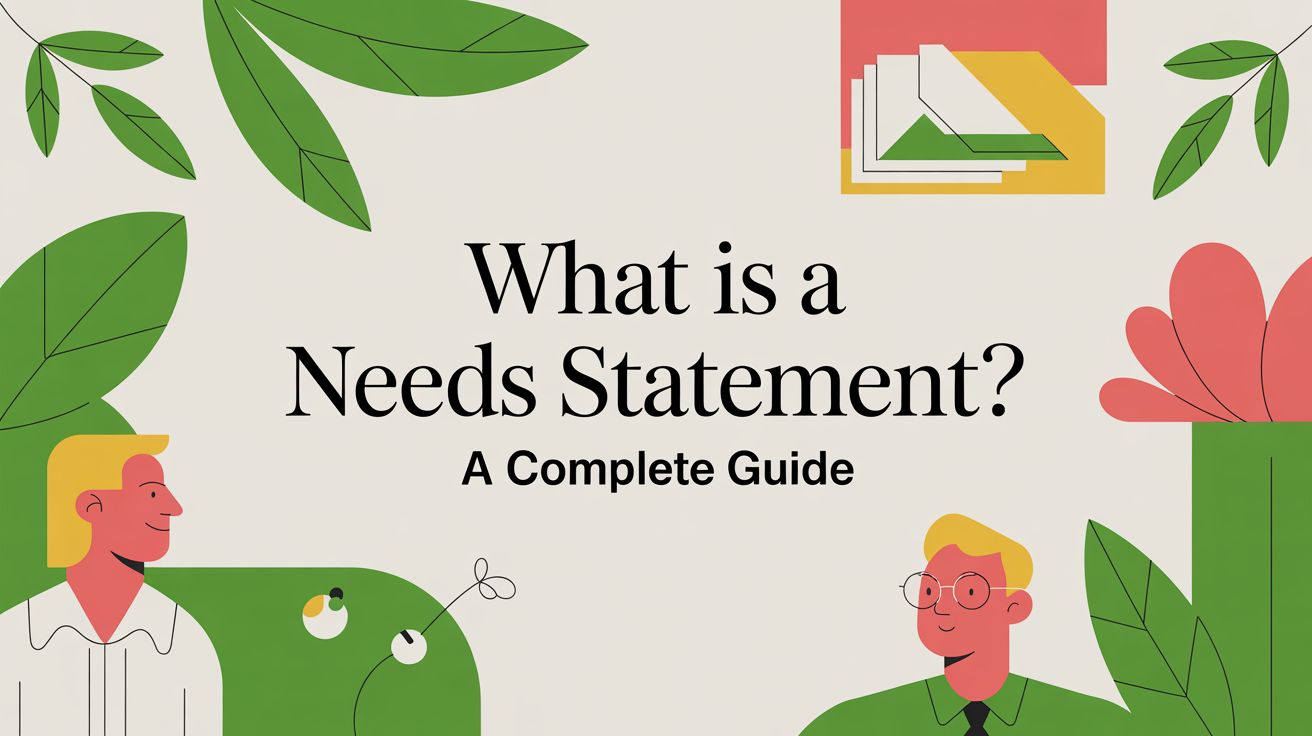 What Is a Needs Statement? A Complete Guide