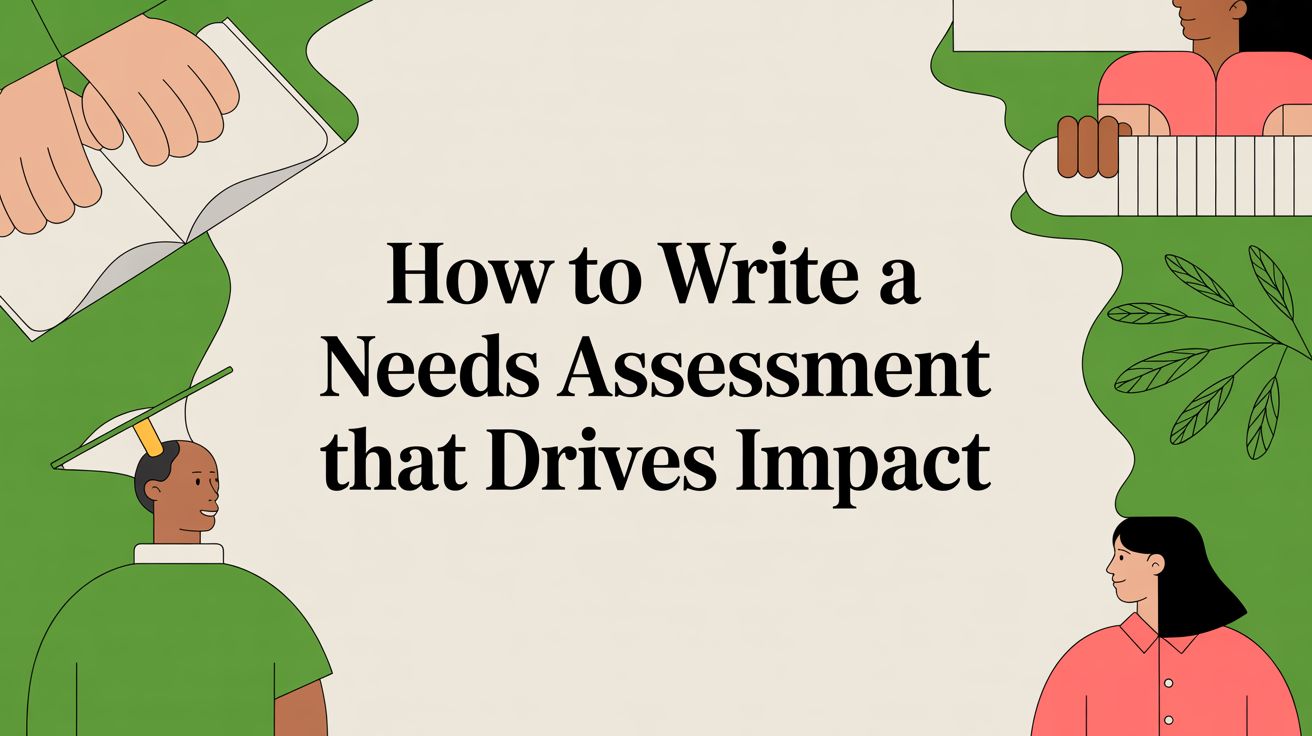 How to Write a Needs Assessment That Drives Impact