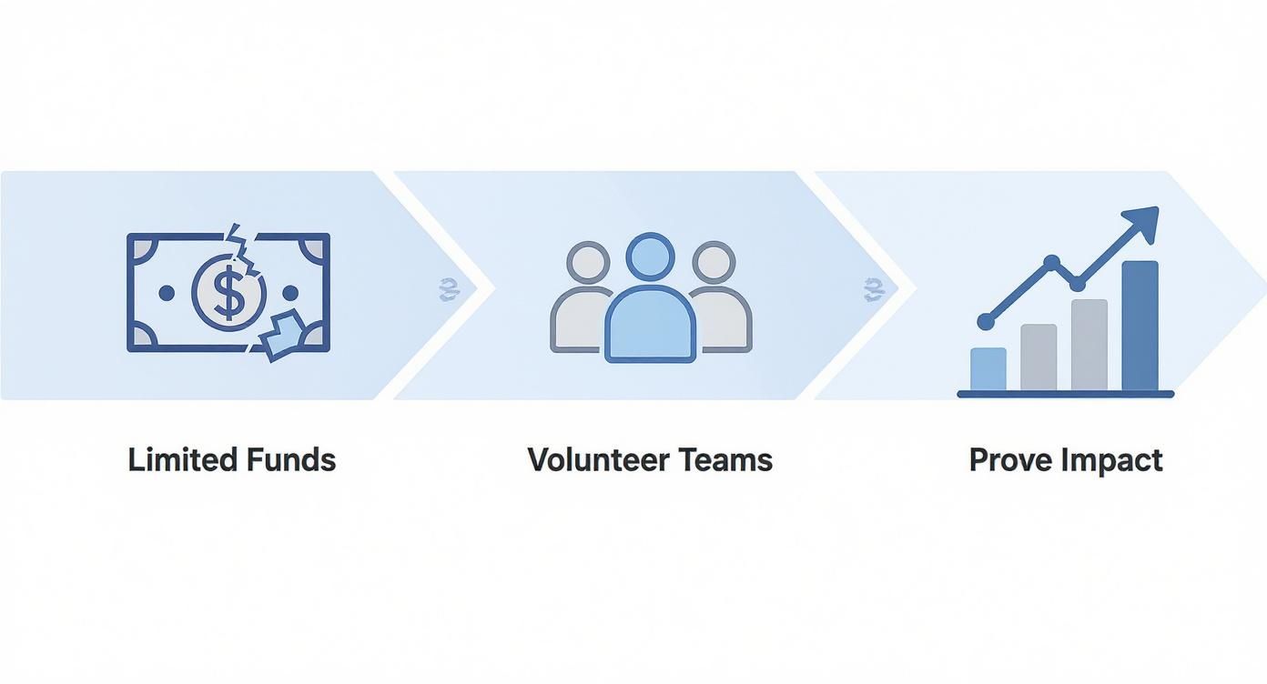 Infographic about non profit project management