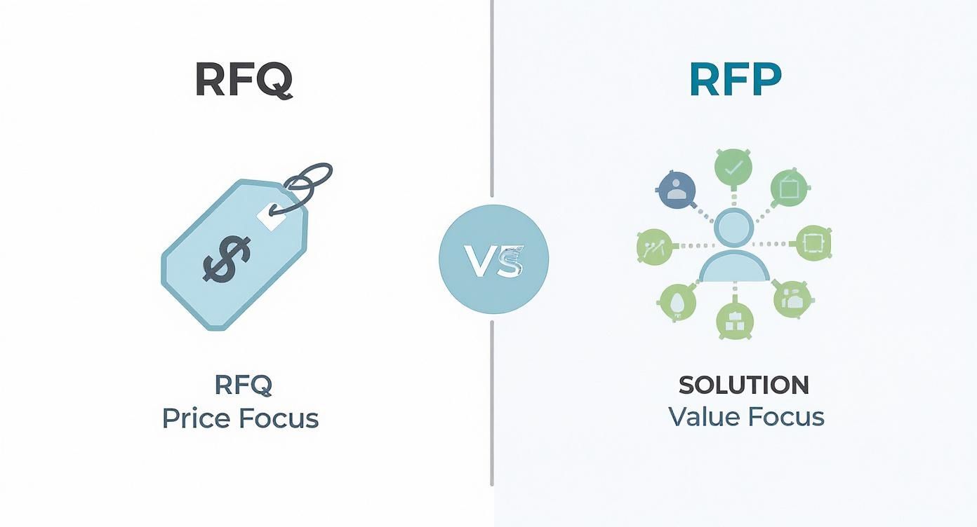 Infographic about rfps and rfqs