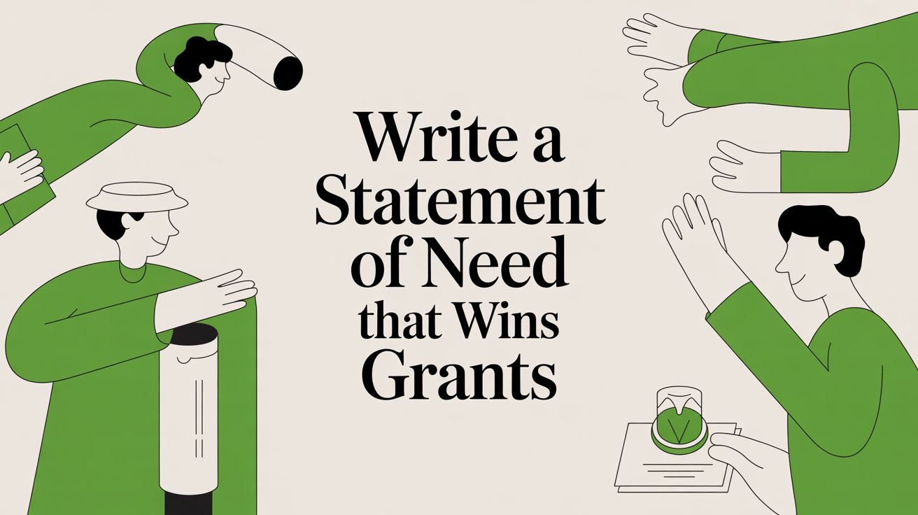 Write a Statement of Need That Wins Grants