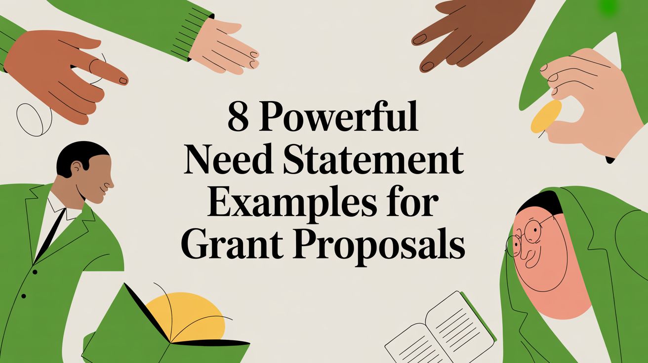 8 Powerful need statement examples for Grant Proposals