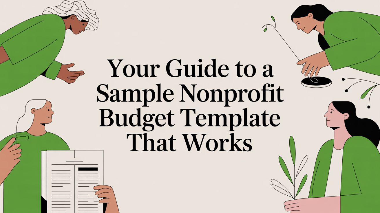 Your Guide to a Sample Nonprofit Budget Template That Works