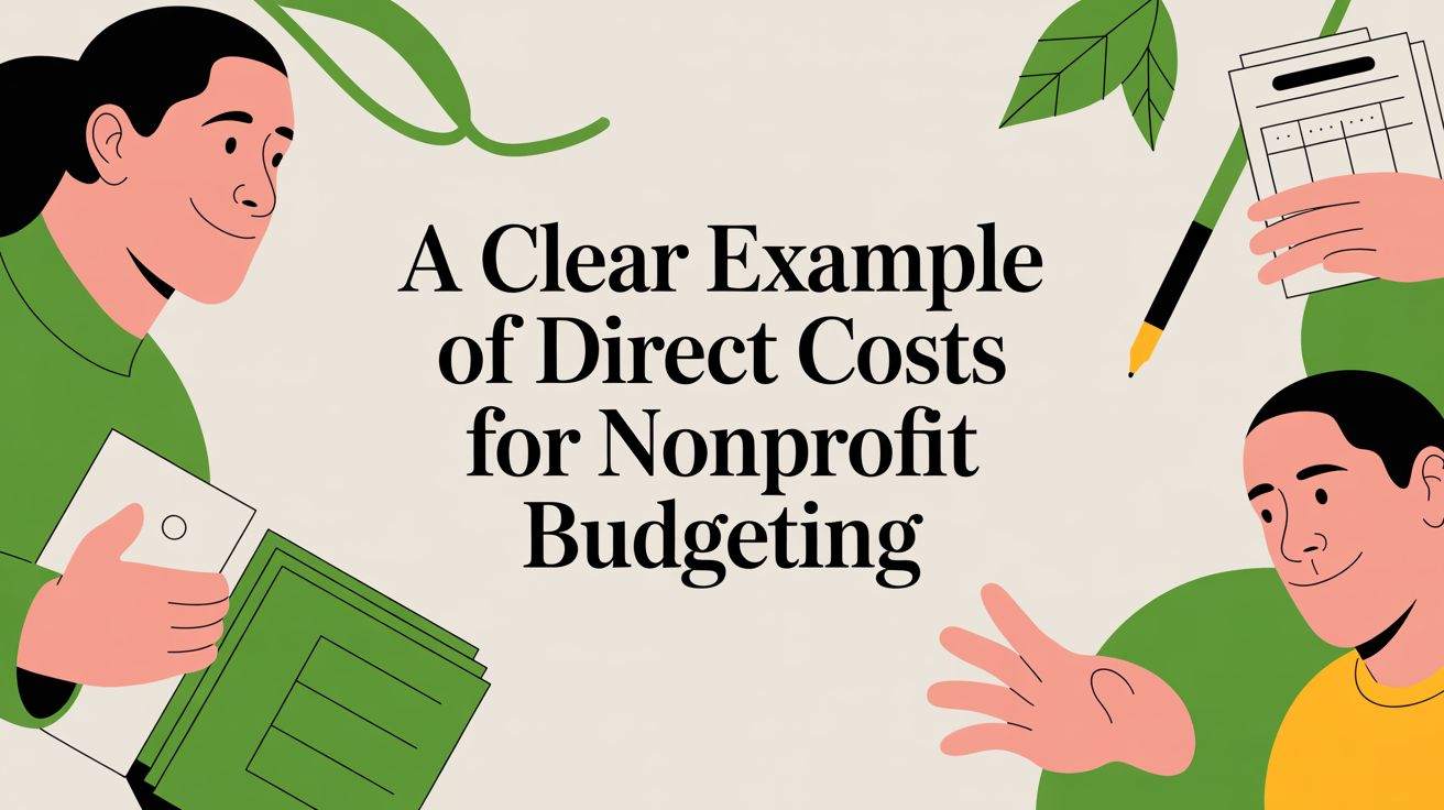 A Clear Example of Direct Costs for Nonprofit Budgeting