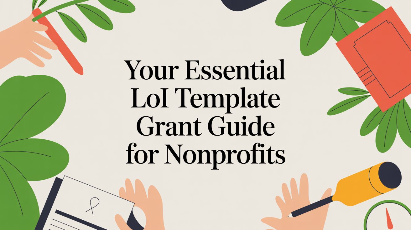 Your Essential LOI Template Grant Guide For Nonprofits
