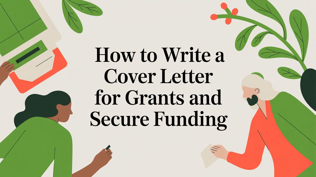 How to Write a Cover Letter for Grants and Secure Funding