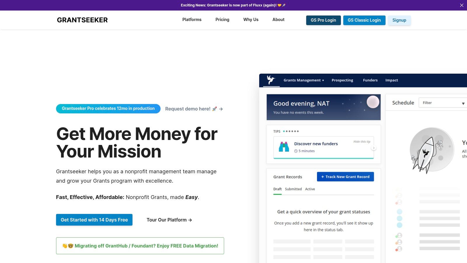Fluxx Grantseeker (Grantseeker.io)