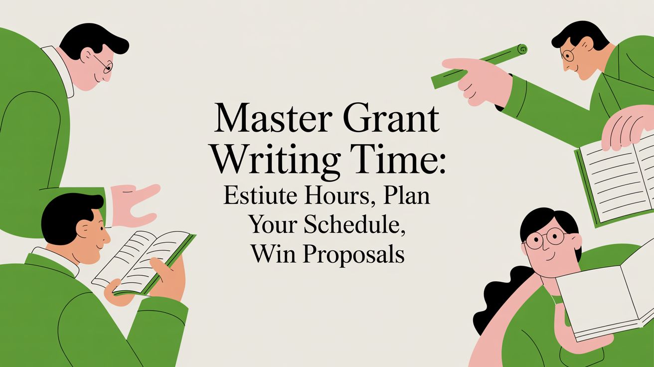 Master grant writing time: Estimate hours, plan your schedule, win proposals