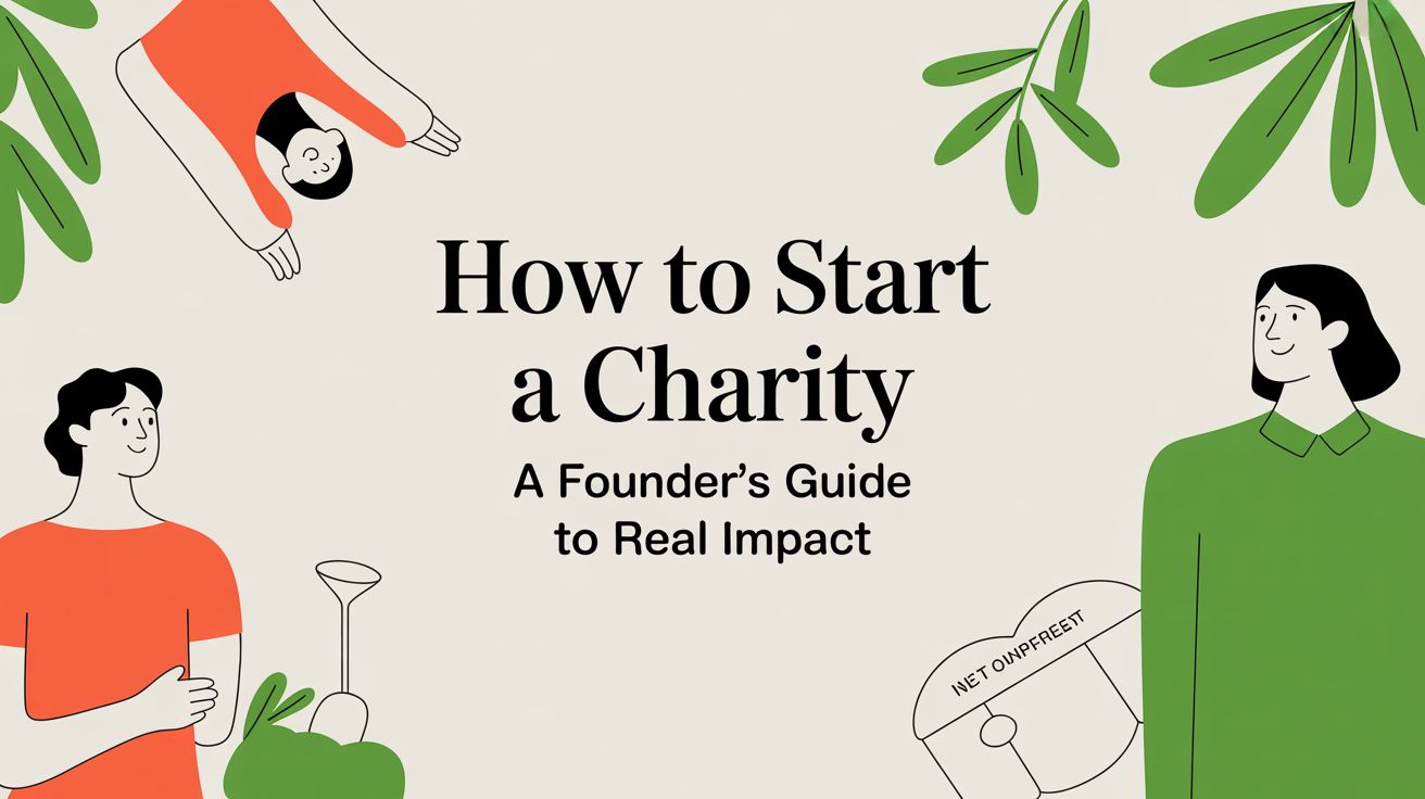 How to Start a Charity A Founder's Guide to Real Impact