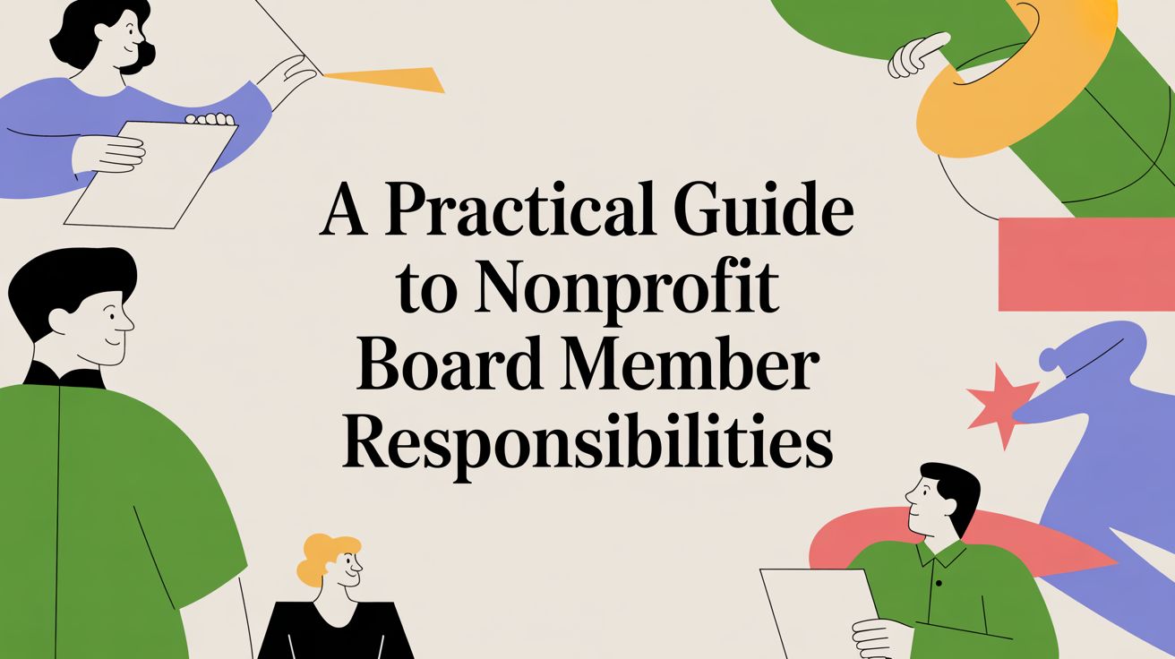 A Practical Guide to Nonprofit Board Member Responsibilities