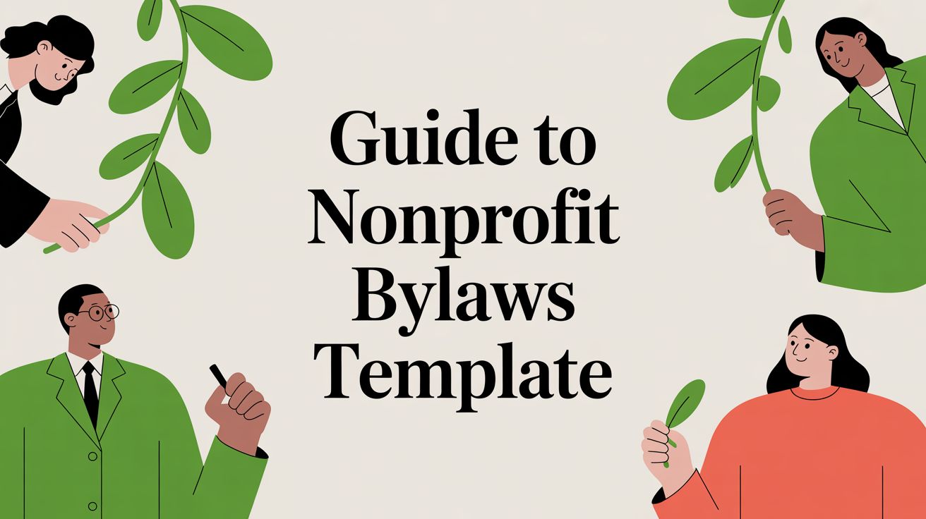 Guide to nonprofit bylaws template