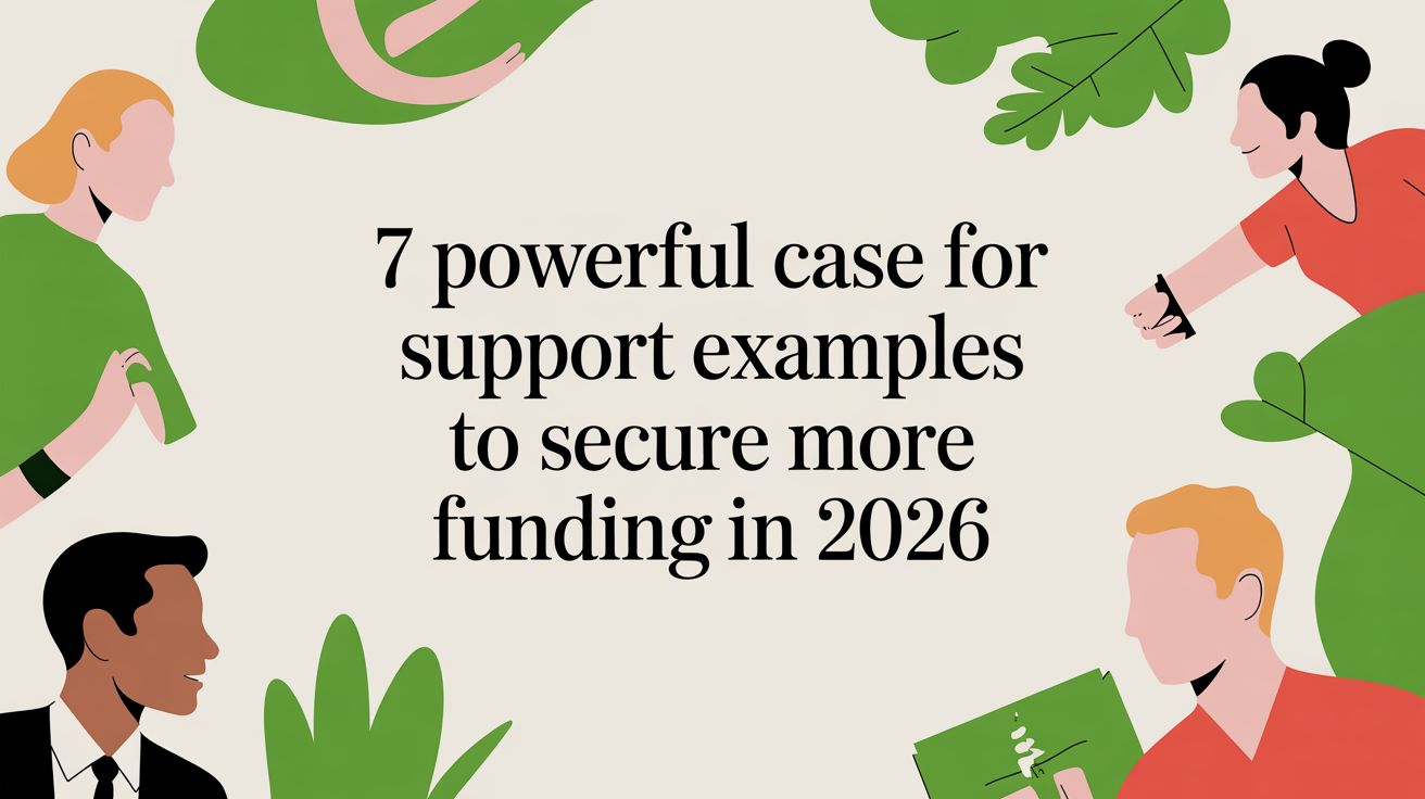 7 Powerful Case for Support Examples to Secure More Funding in 2026