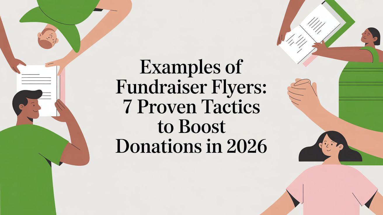 Examples of fundraiser flyers: 7 Proven Tactics to Boost Donations in 2026