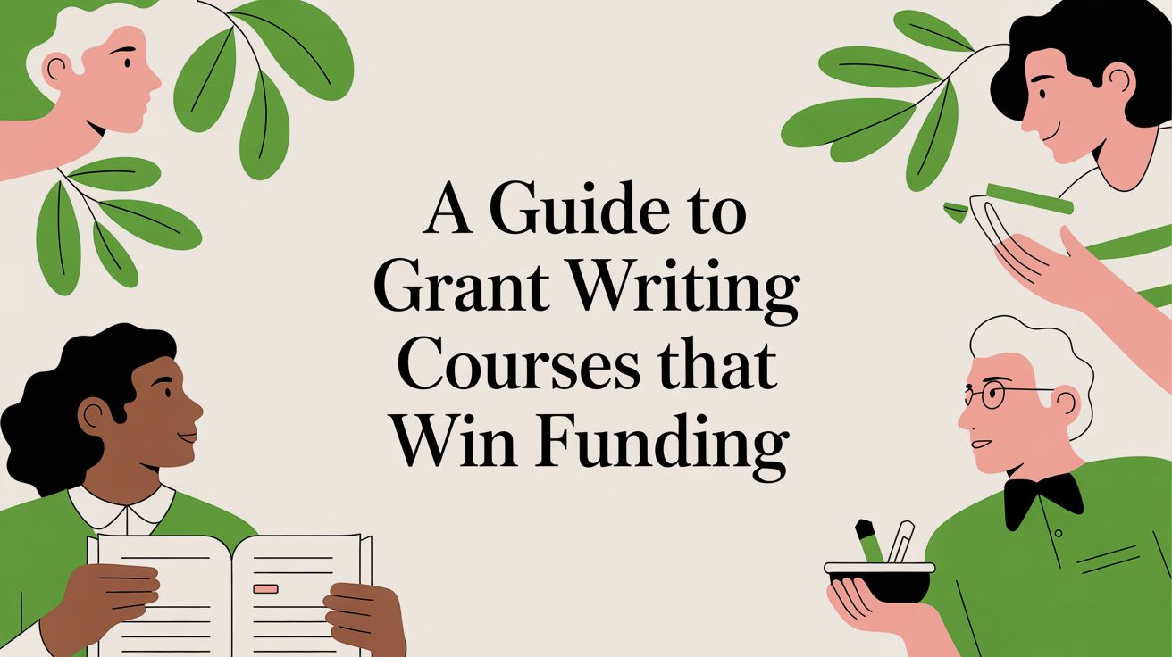 A Guide to Grant Writing Courses That Win Funding