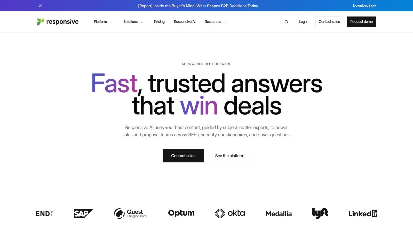 Responsive (formerly RFPIO)