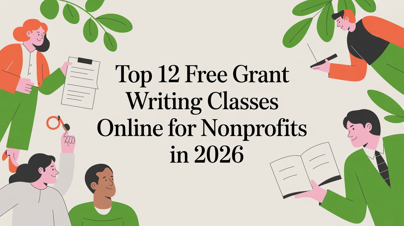 Top 12 Free Grant Writing Classes Online for Nonprofits in 2026