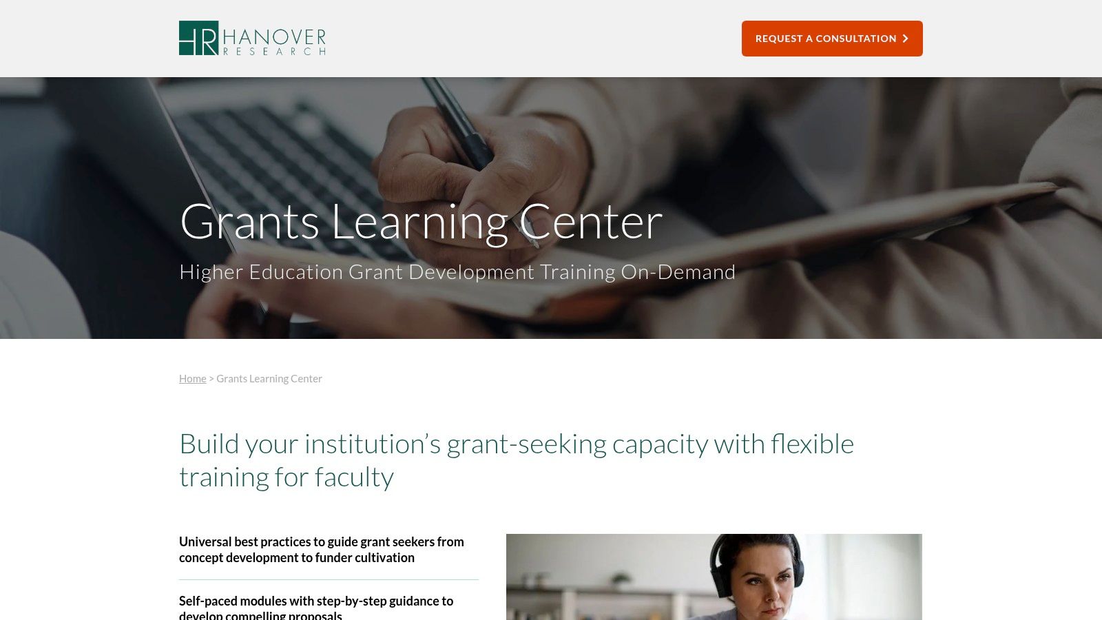 Hanover Research (Grants Practice)