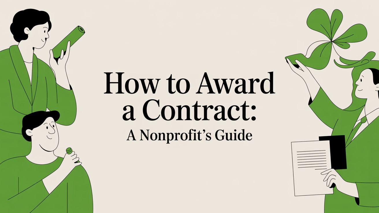 How to Award a Contract: A Nonprofit's Guide
