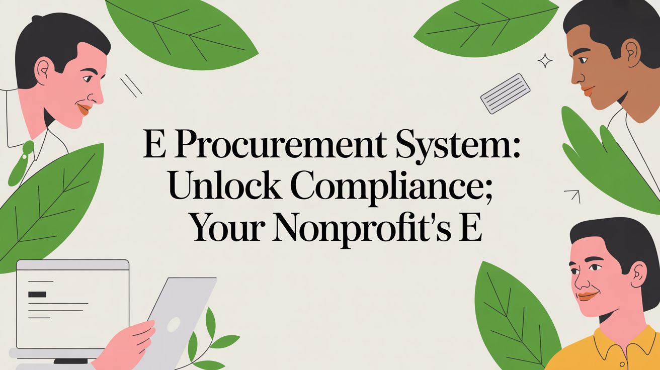 E Procurement System: Unlock Compliance: Your Nonprofit's e