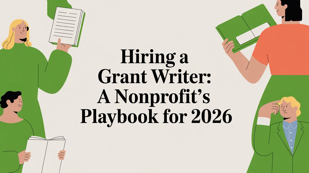 Hiring a Grant Writer: A Nonprofit’s Playbook for 2026