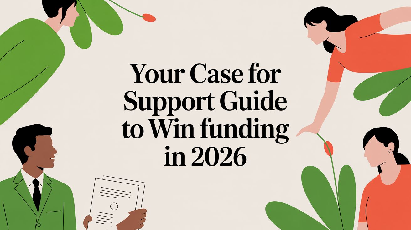 Your Case for Support Guide to Win Funding in 2026