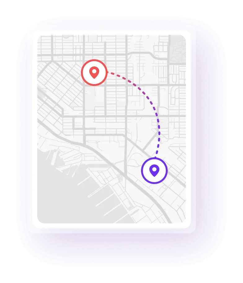 Advance tracking map