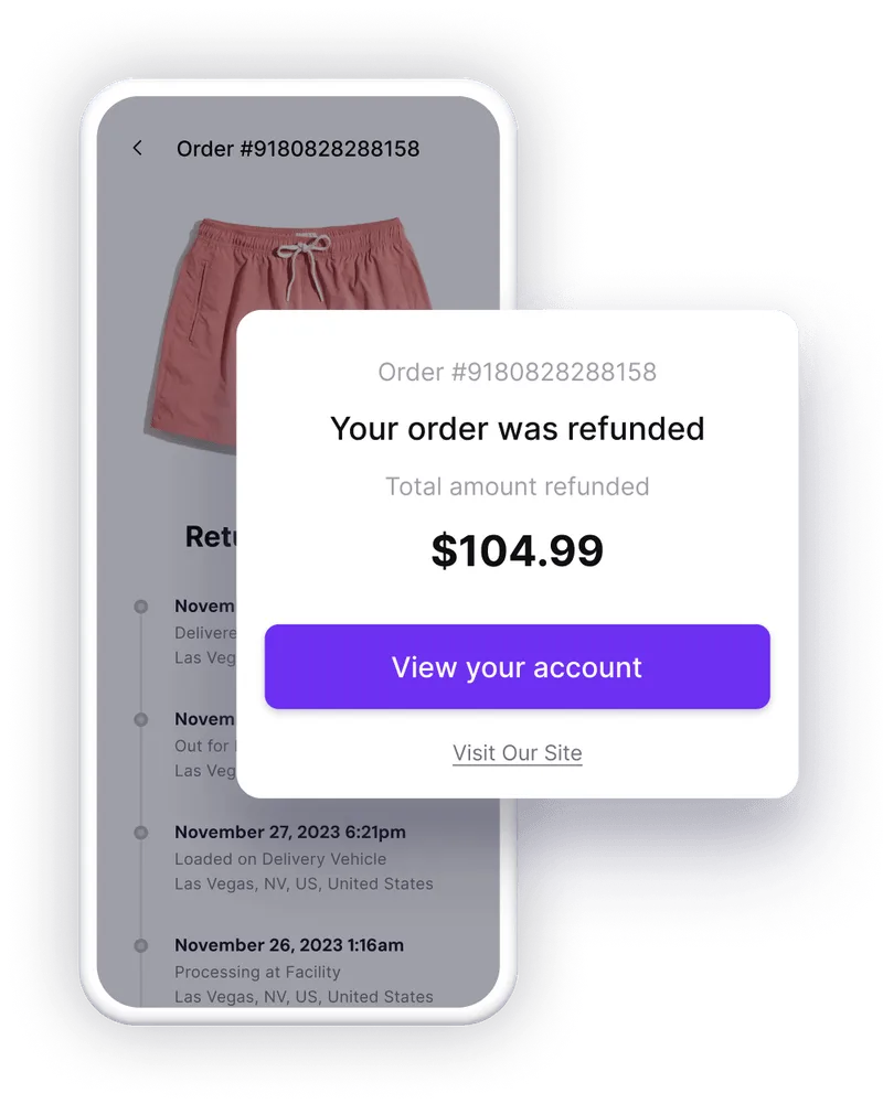 Make returns as easy as orders