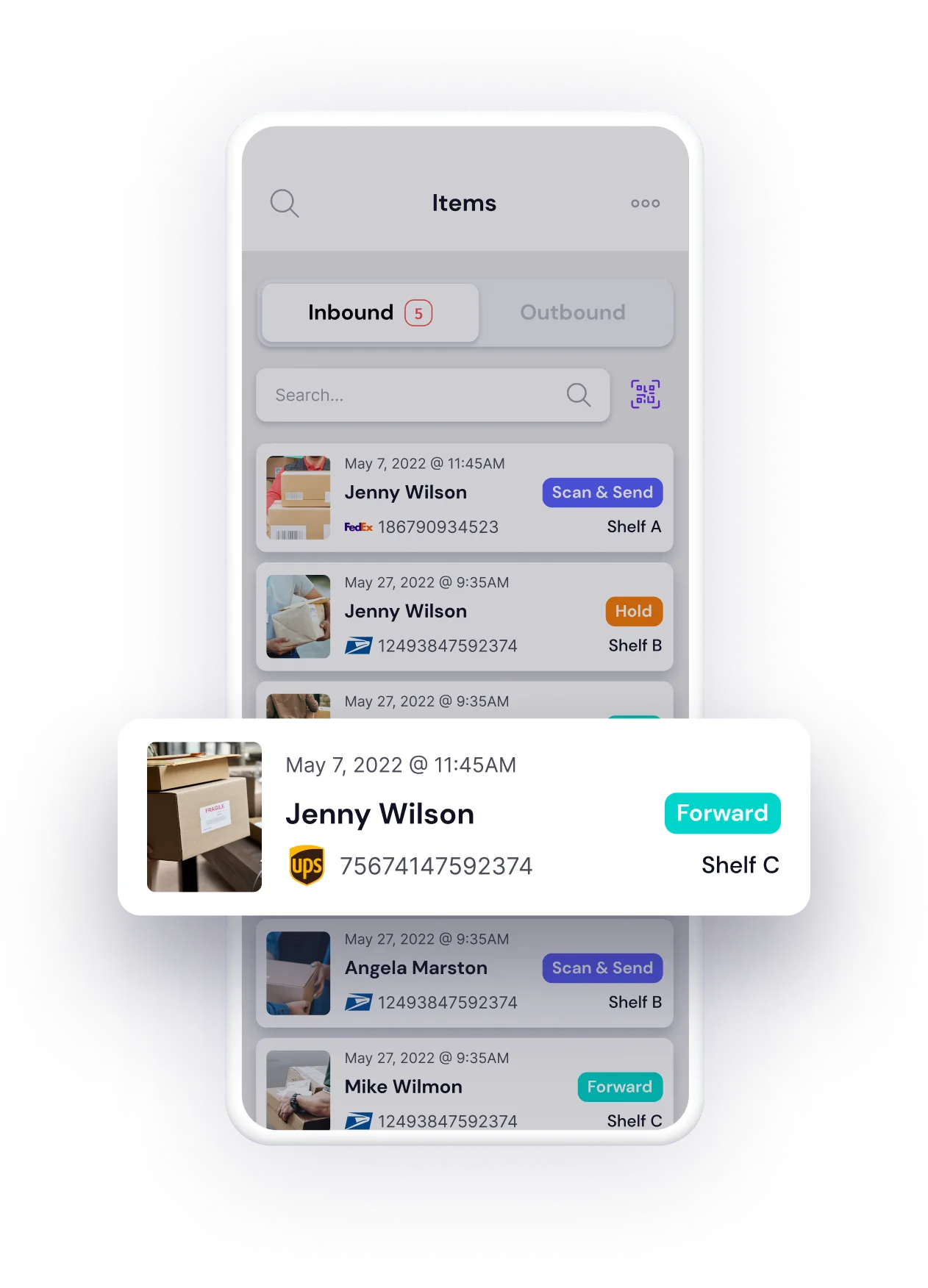 your command center for mailroom management