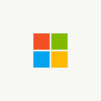 Microsoft company logo with four colored squares in red, green, blue, and yellow.
