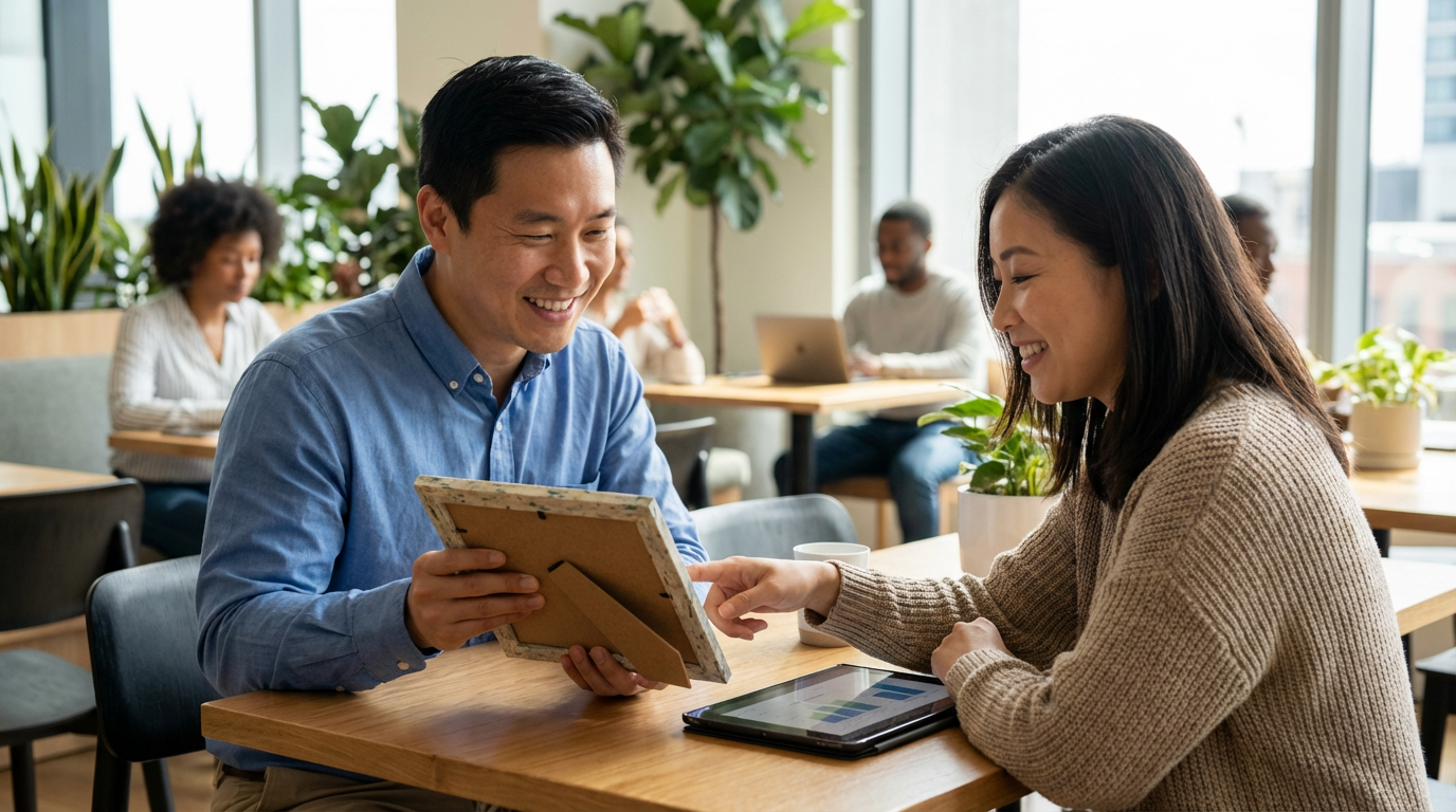 ภาพประกอบแสดงกลุ่มคนที่กำลังเข้าร่วมการอบรมความปลอดภัย โดยมีอุปกรณ์และเอกสารที่เกี่ยวข้องอยู่รอบๆ