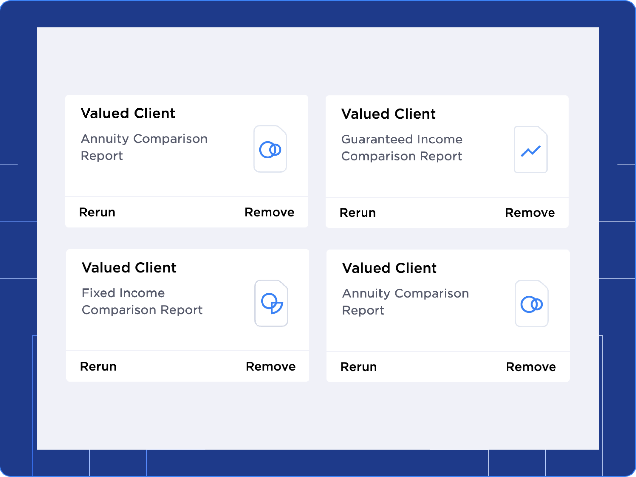 Downloadable client proposals through Avenew