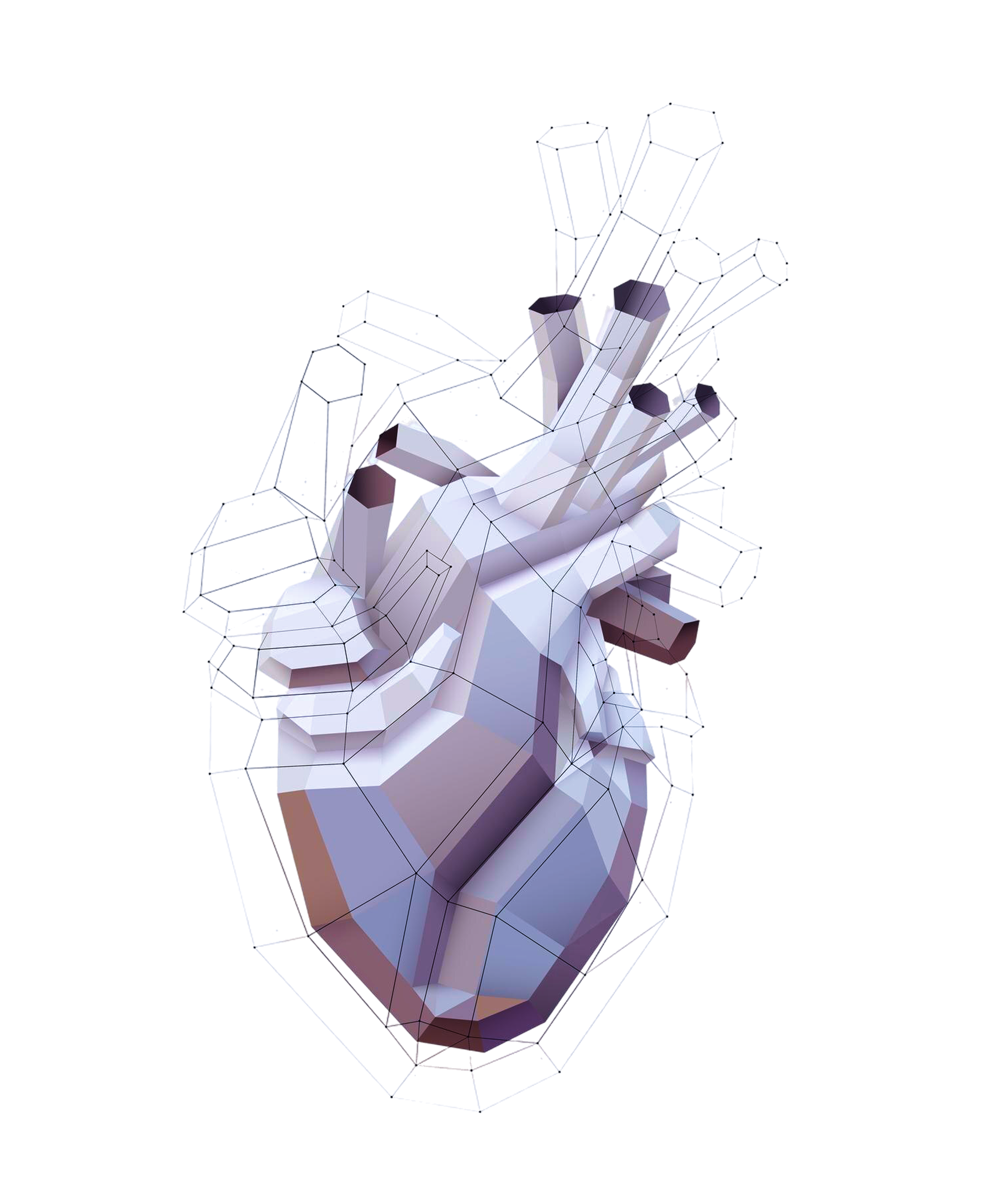 3d-illustration-polyhedron-human-heart img
