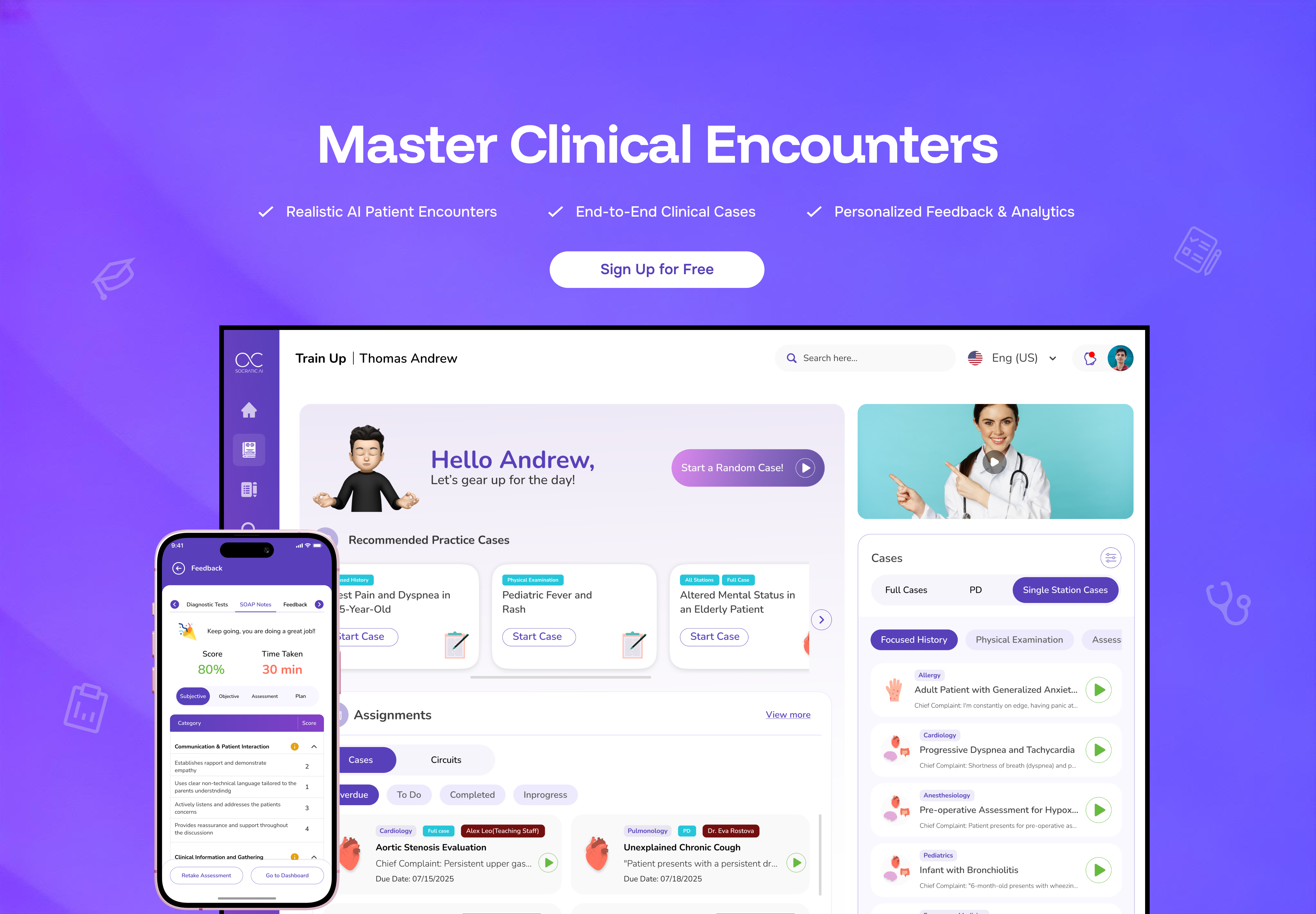 Dashboard interface for mastering clinical encounters image