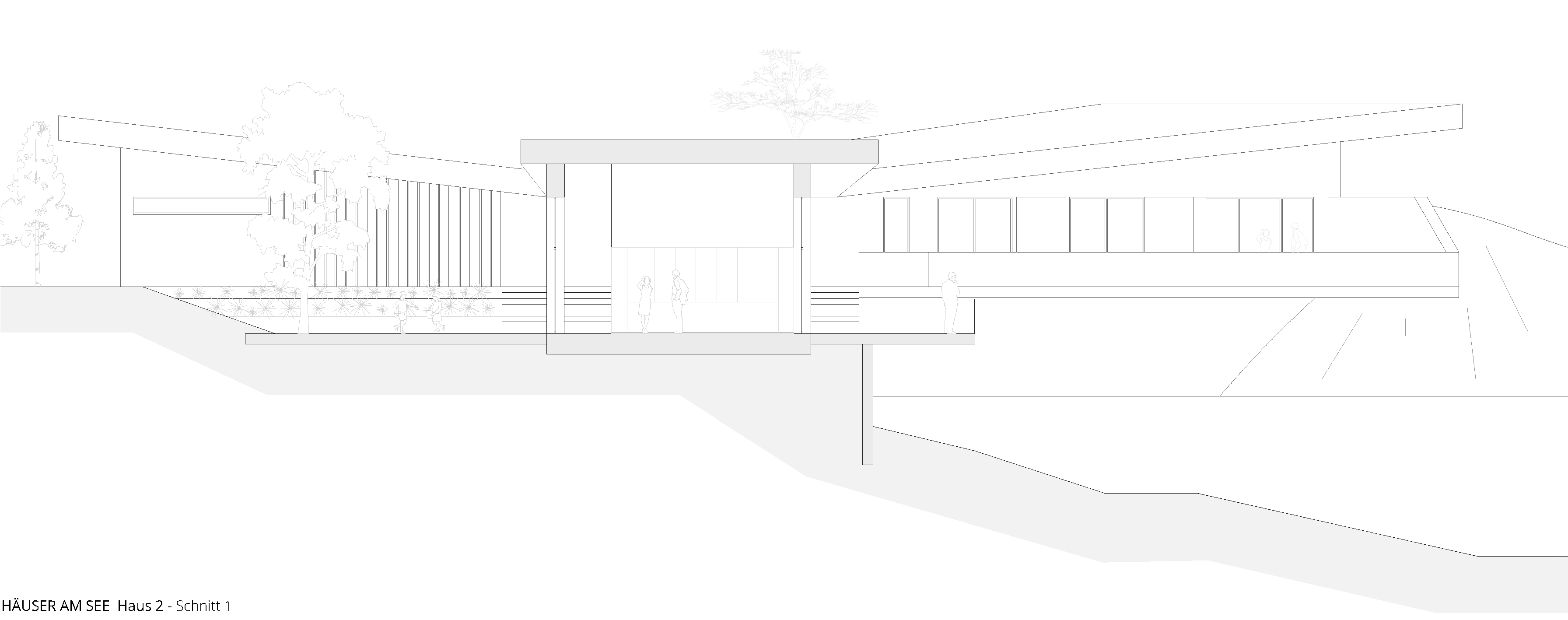 HAS - Haus 2 Schnitt durch das Wohnzimmer