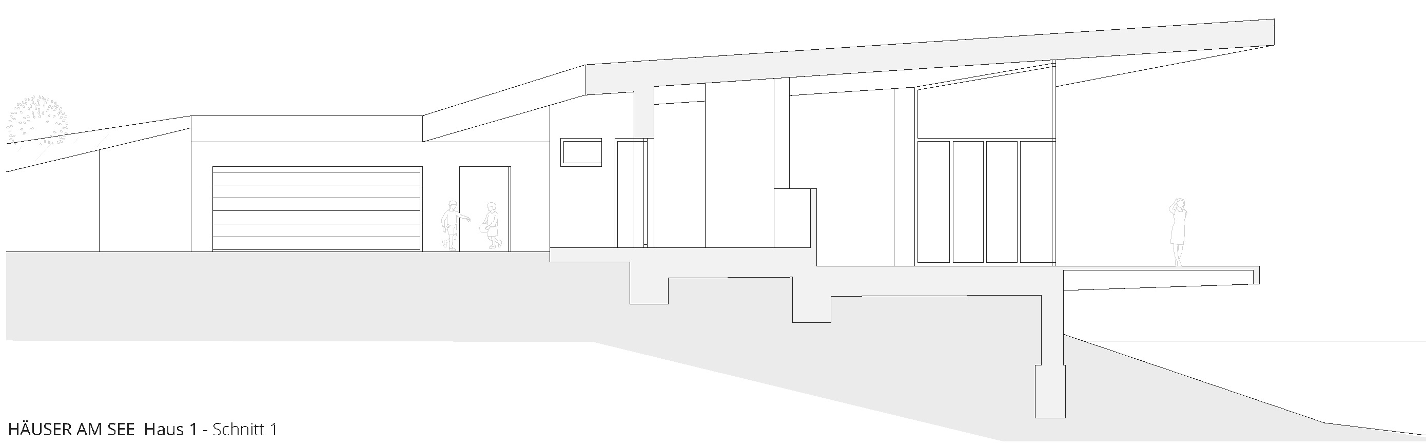 HAS - Haus 1 Schnitt durch die Wohnküche