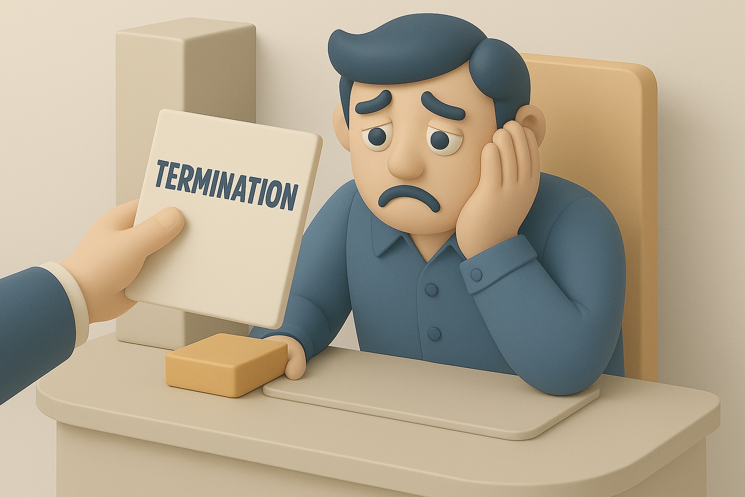 Arbeitnehmer erhält Kündigung in der Probezeit durch Arbeitgeber