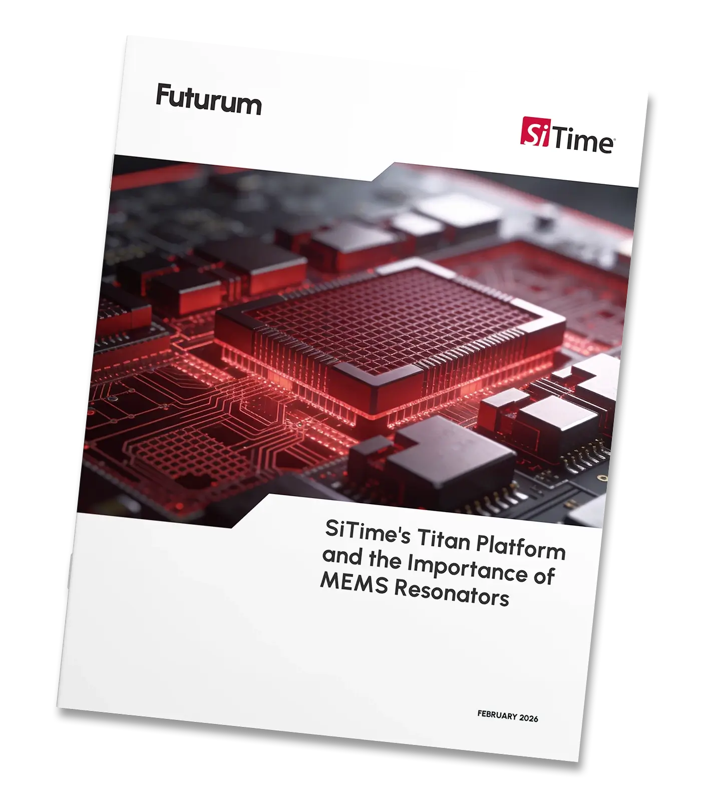Cover of the Futurum paper on SiTime's Titan Platform and the Importance of MEMS Resonators