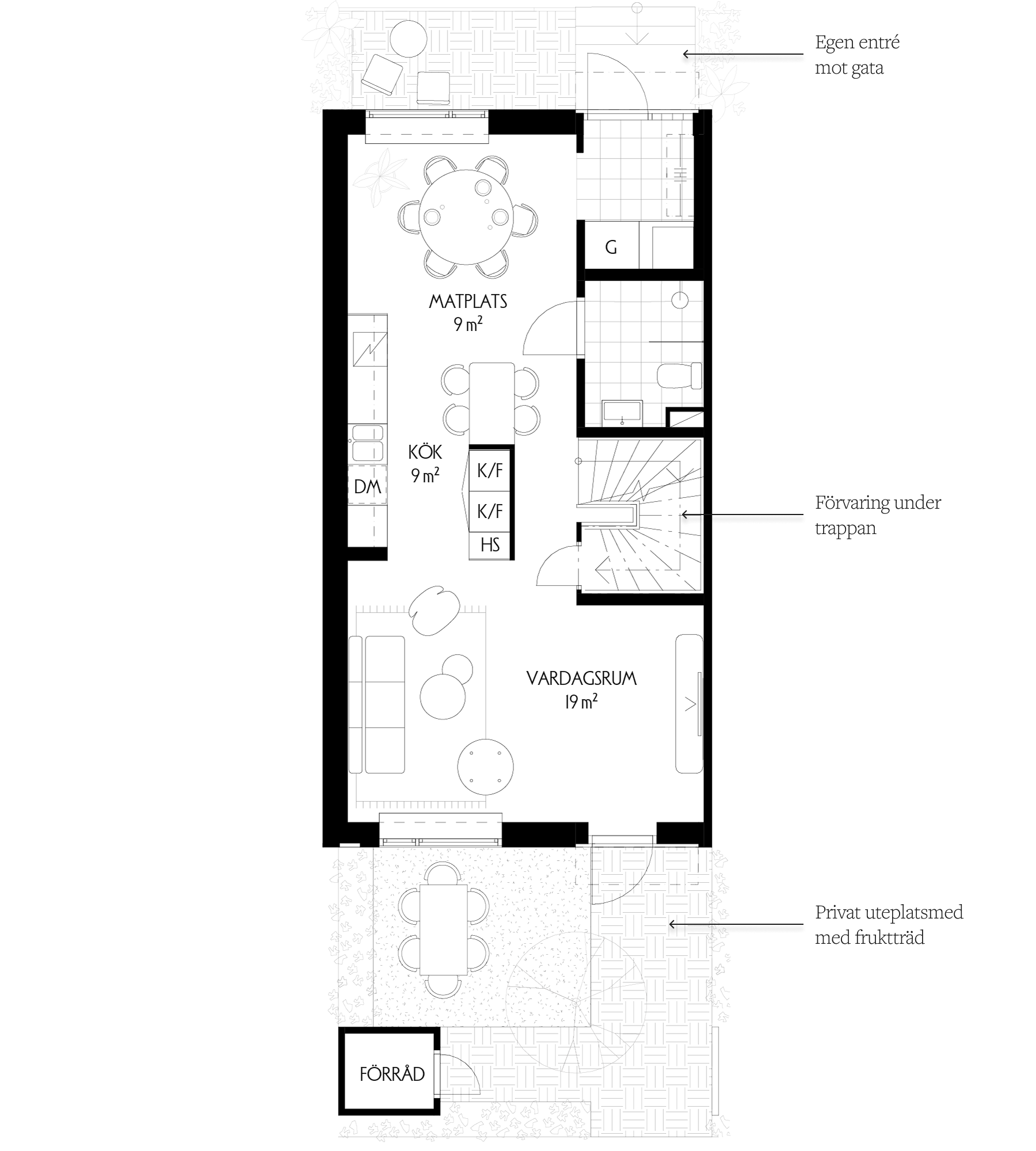 Planskiss Entréplan