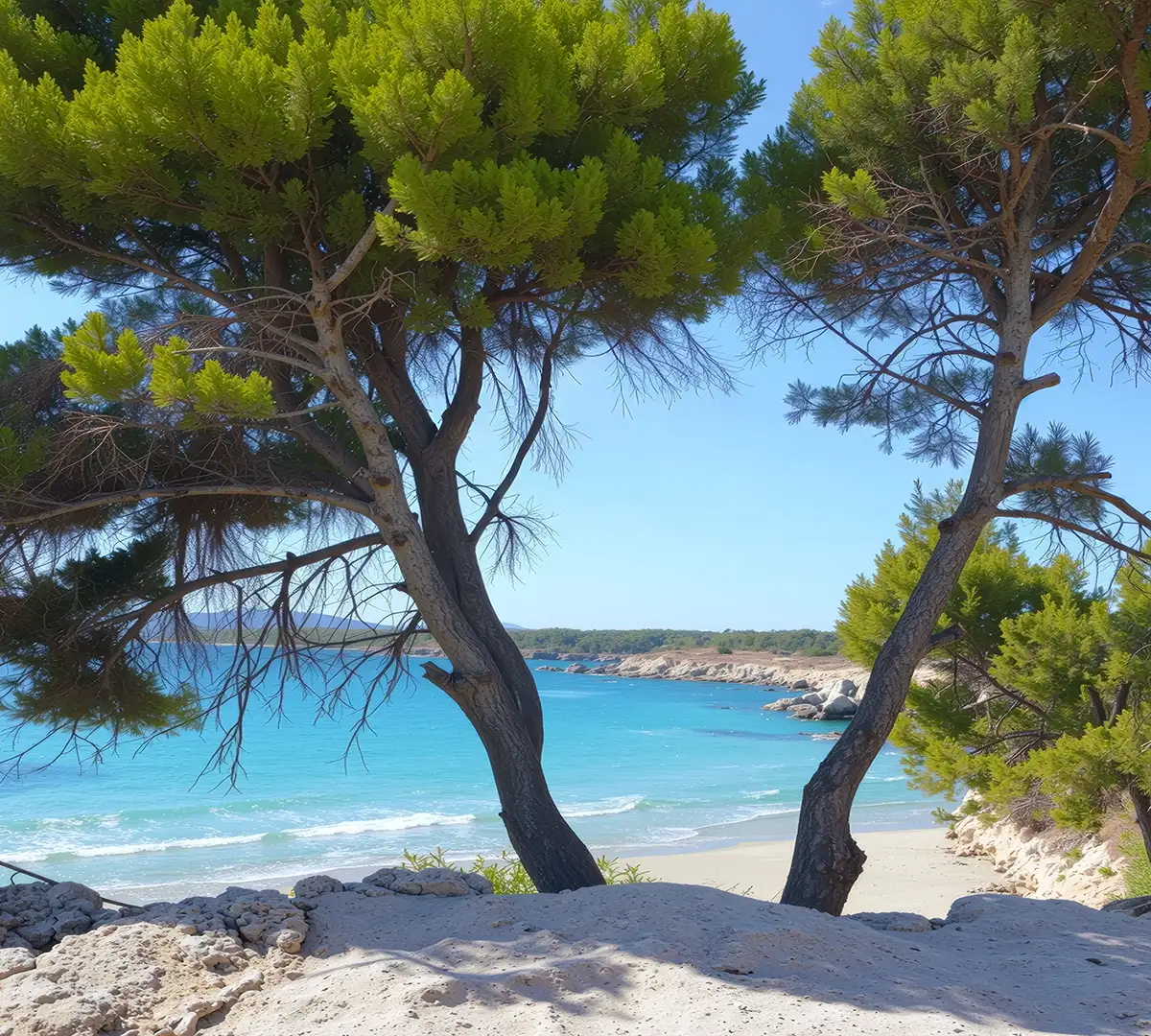Plage de La Ciotat avec eau cristalline - Méditerranée, Provence Côte d'Azur