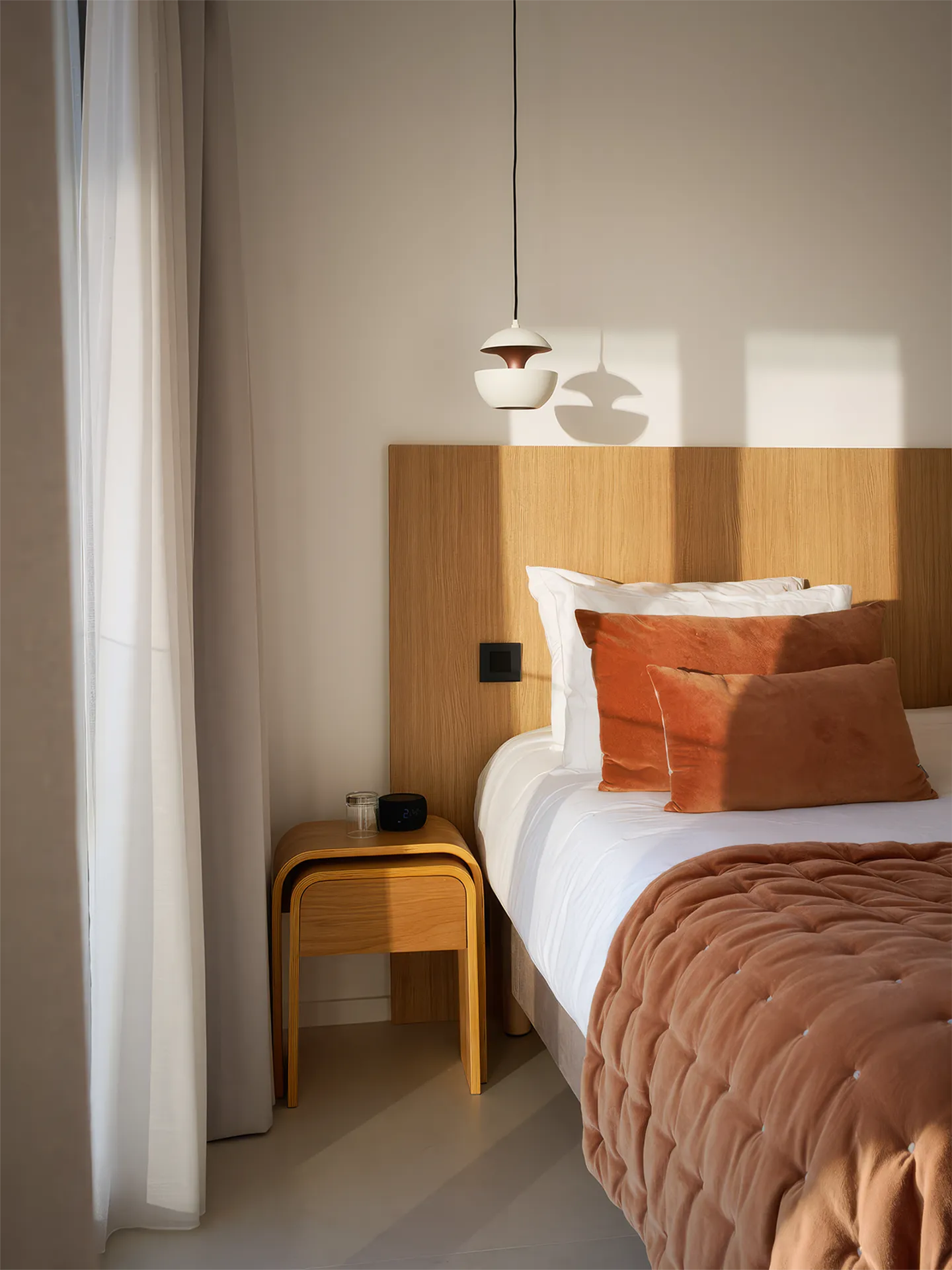 Chambre double n°8 avec vue mer et terrasse piscine - Villa L'Île Verte La Ciotat