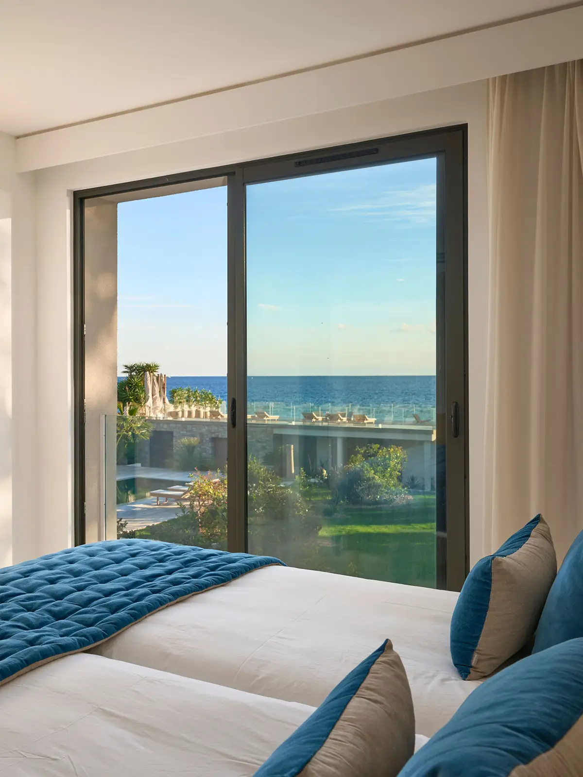 Chambre vue mer , la villa l'île verte, la Ciotat.