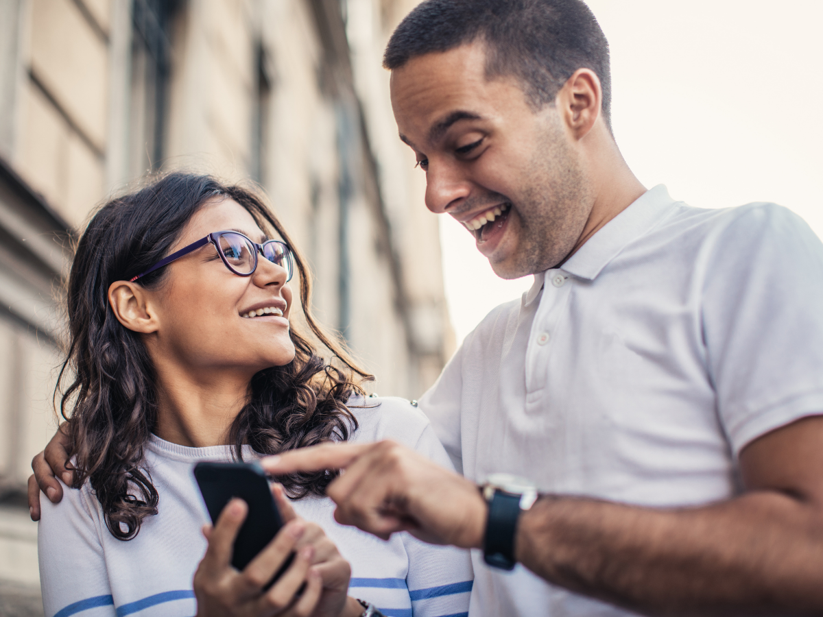 Travellers being happy about promo codes offered by tour operators