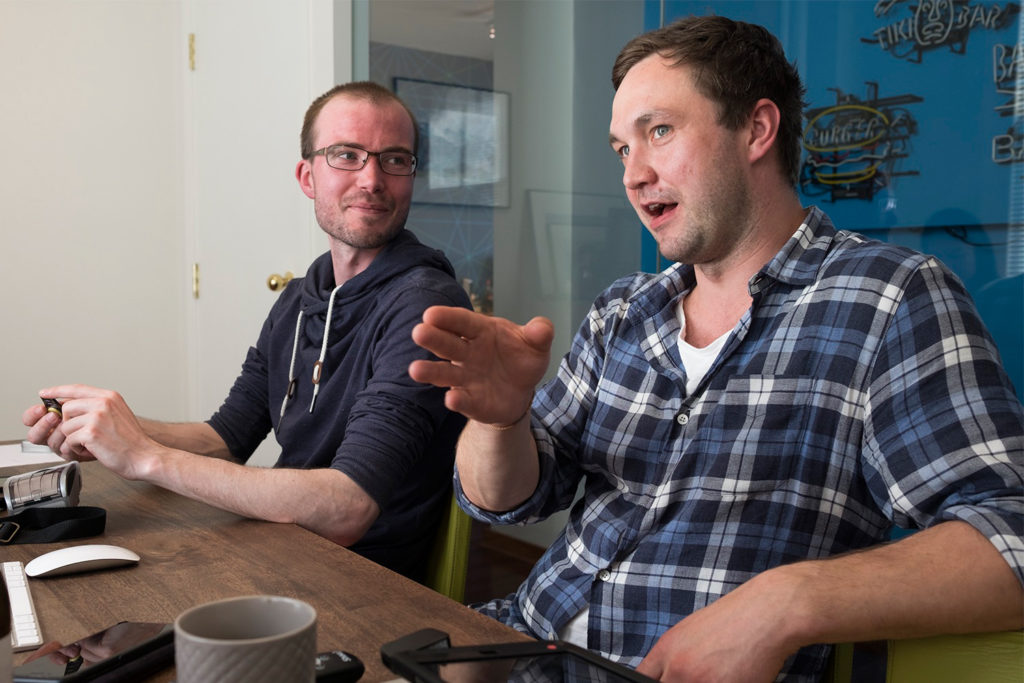 Alex and Øystein from the Tromsø Wilderness Centre explaining why they choose to use Zaui Software