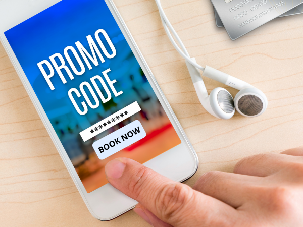 A guest using promo codes offered by a tour in summer season