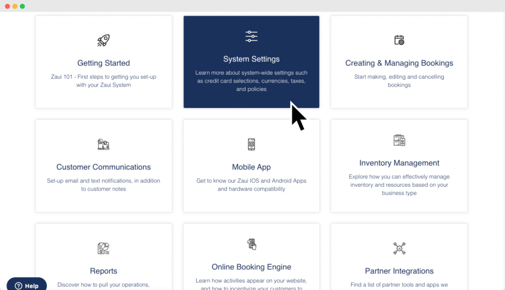 A screenshot of Zaui knowledge base content.