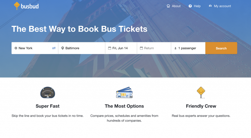Busbud OTA booking platform