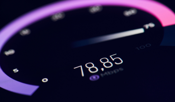 A representative image showing the website speed