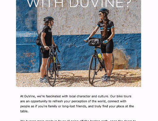 Sample welcome email for tour and transport operators